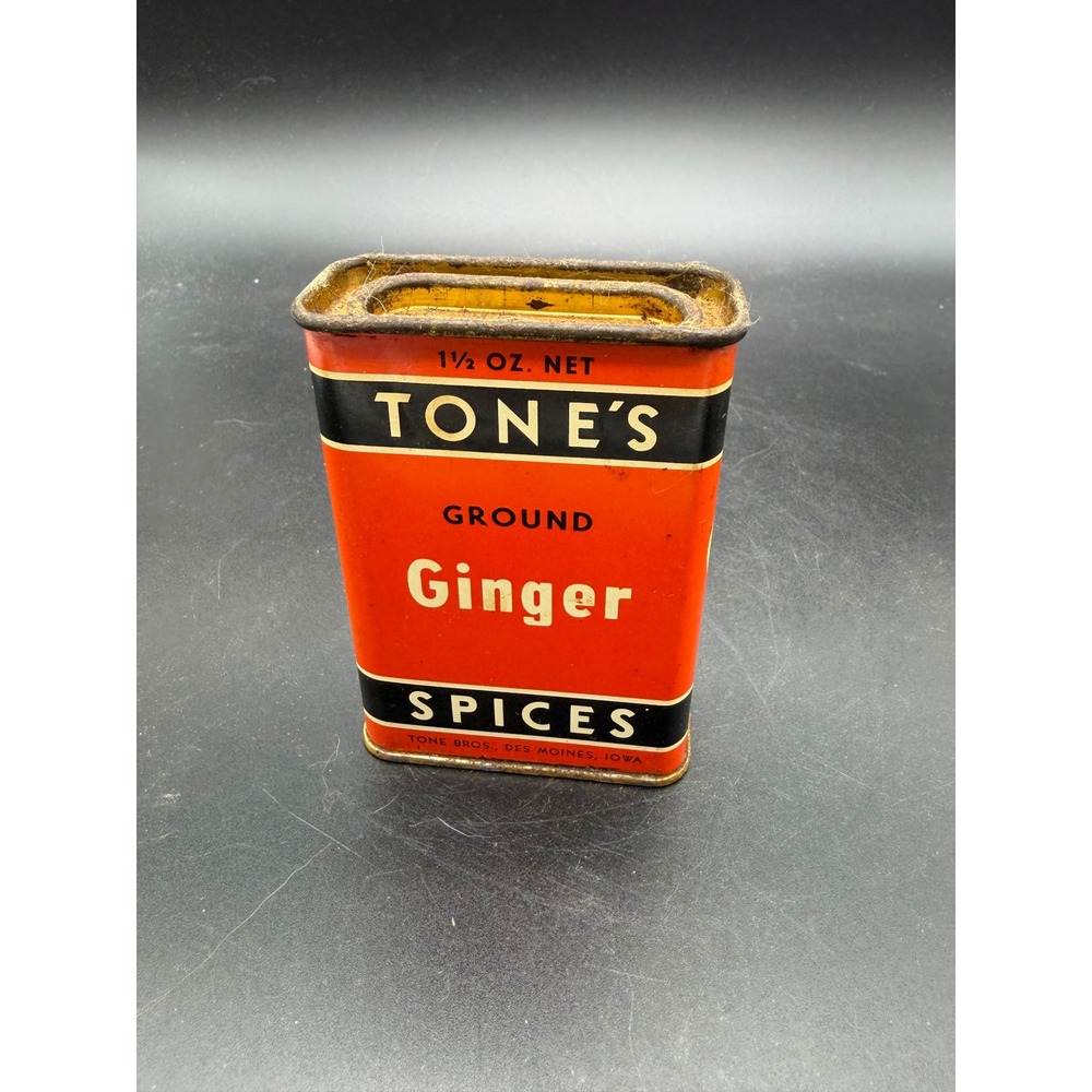Vintage Tone's‎ Ground Ginger Tin